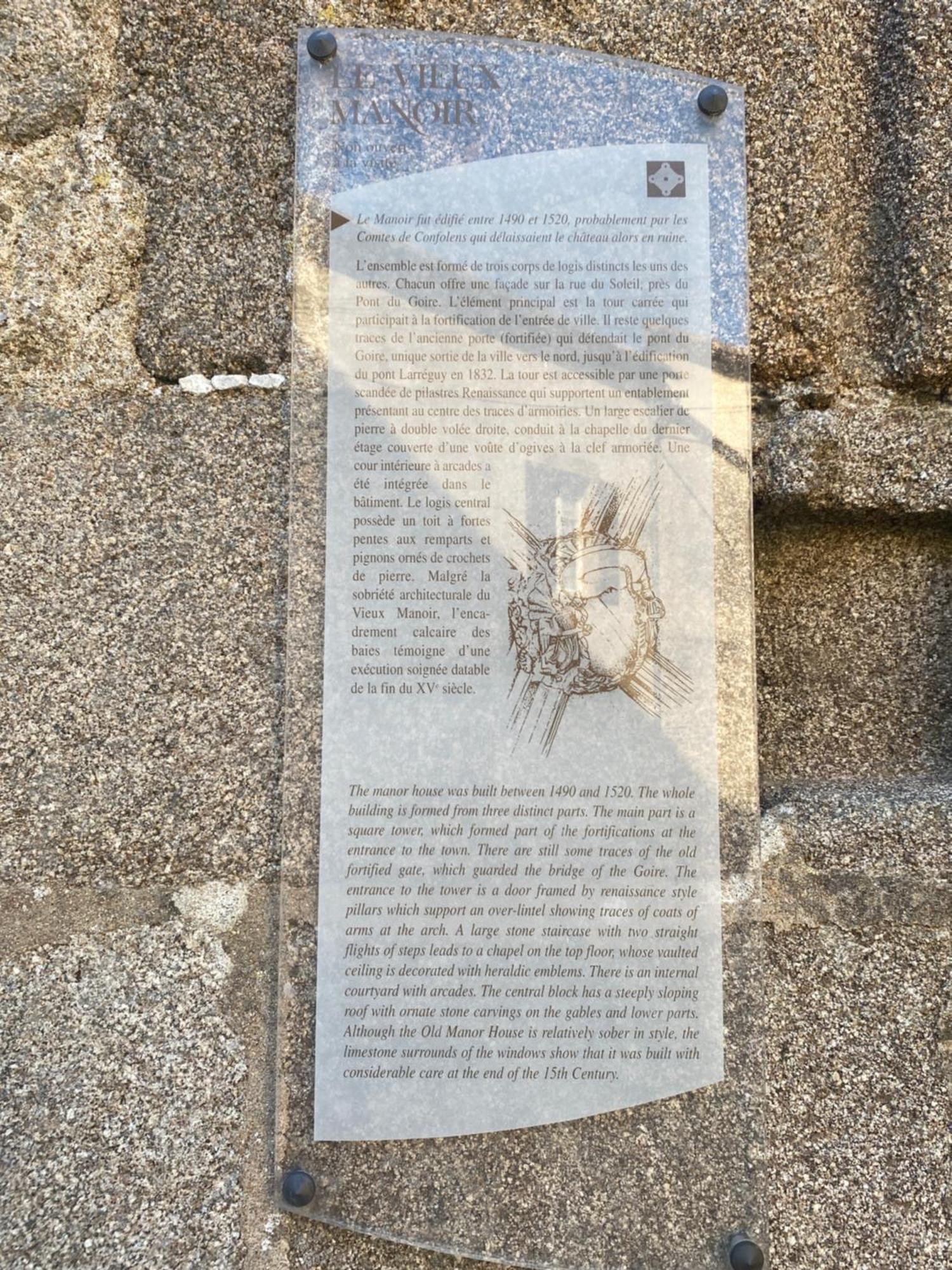 Manoir Des Comtes Confolens Eksteriør billede